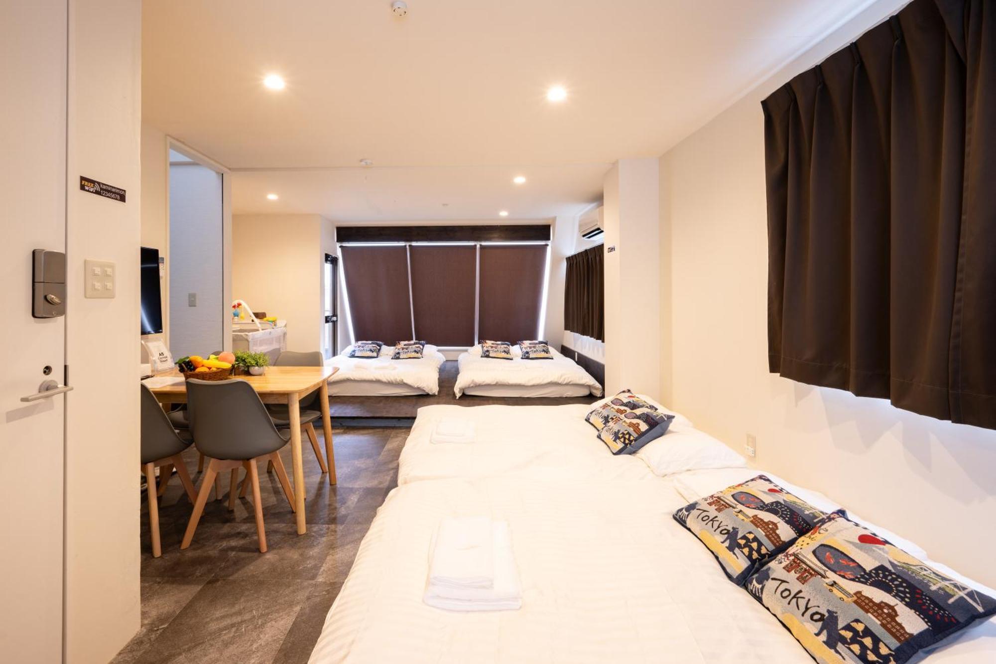 Thunder Hotel -雷門サンダーホテル- 浅草駅から徒歩5分 ベビー用品付き ファミリーも歓迎 大人8名もok!! Tokio Exterior foto