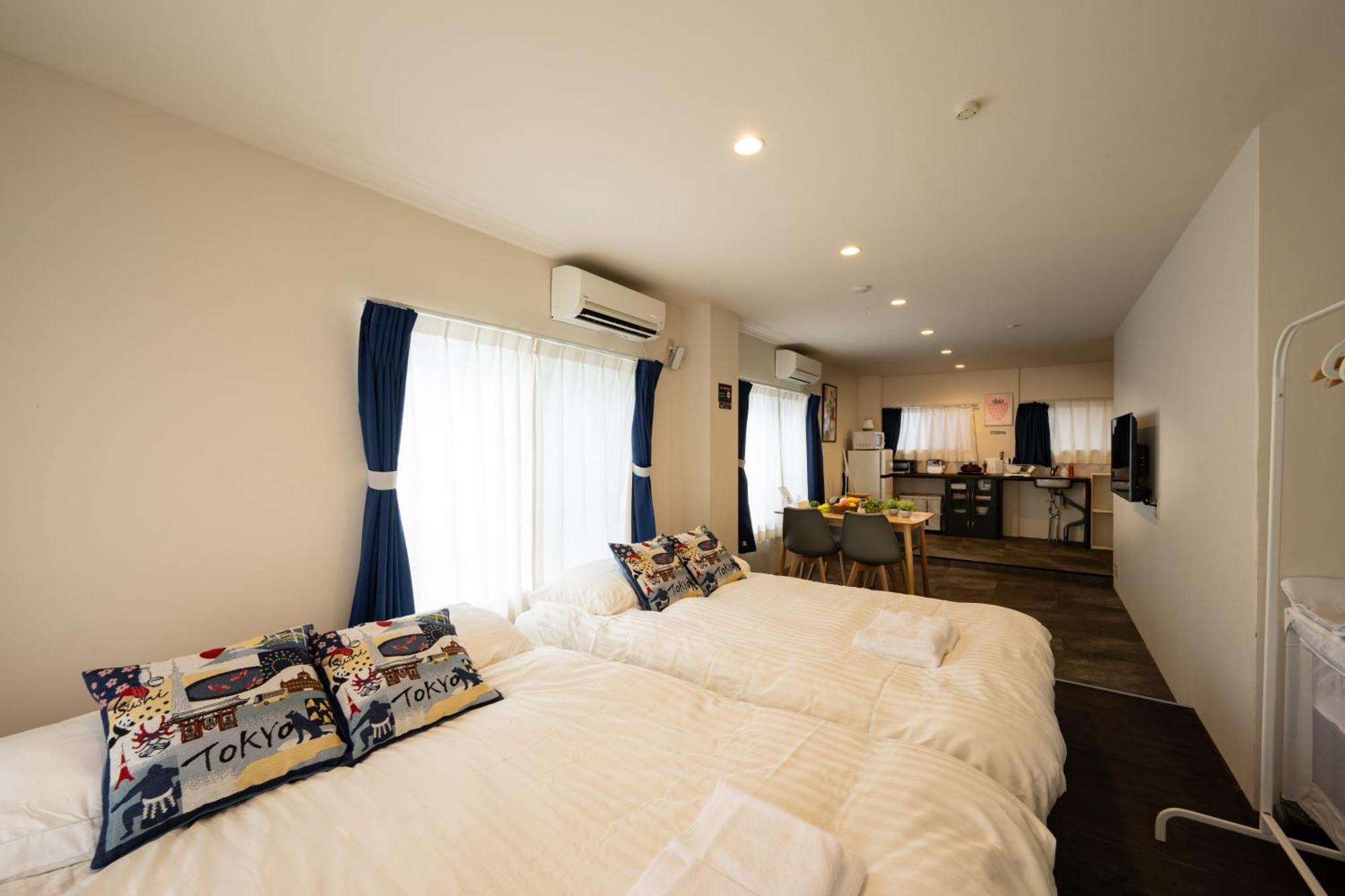 Thunder Hotel -雷門サンダーホテル- 浅草駅から徒歩5分 ベビー用品付き ファミリーも歓迎 大人8名もok!! Tokio Exterior foto