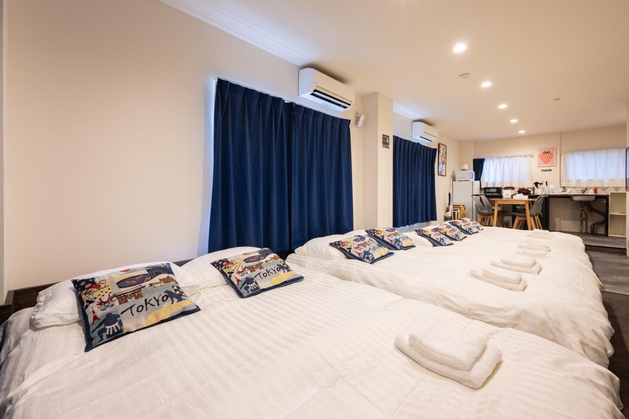 Thunder Hotel -雷門サンダーホテル- 浅草駅から徒歩5分 ベビー用品付き ファミリーも歓迎 大人8名もok!! Tokio Exterior foto